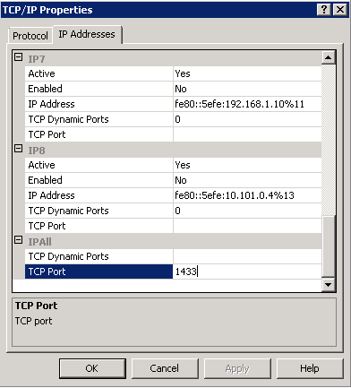 How To Set Static TCP Port (1433) in Microsoft SQL Server/Express – Variphy  CDR Reporting & Call Analytics